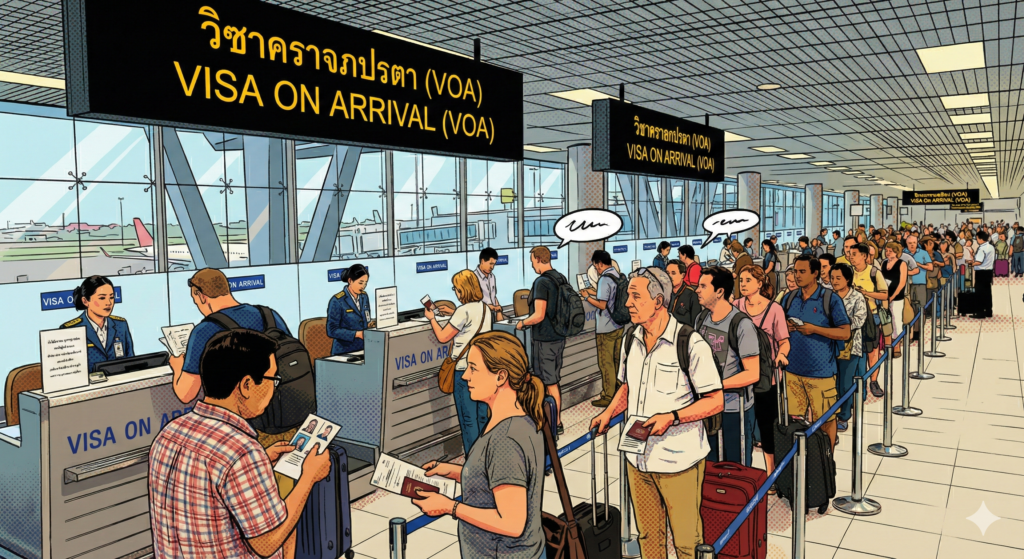Fast Track Lane thailand vise for arrival